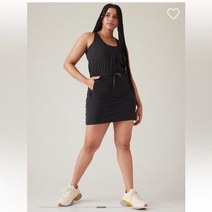 Athleta Expedition Dress Skort Dress // Black #446859